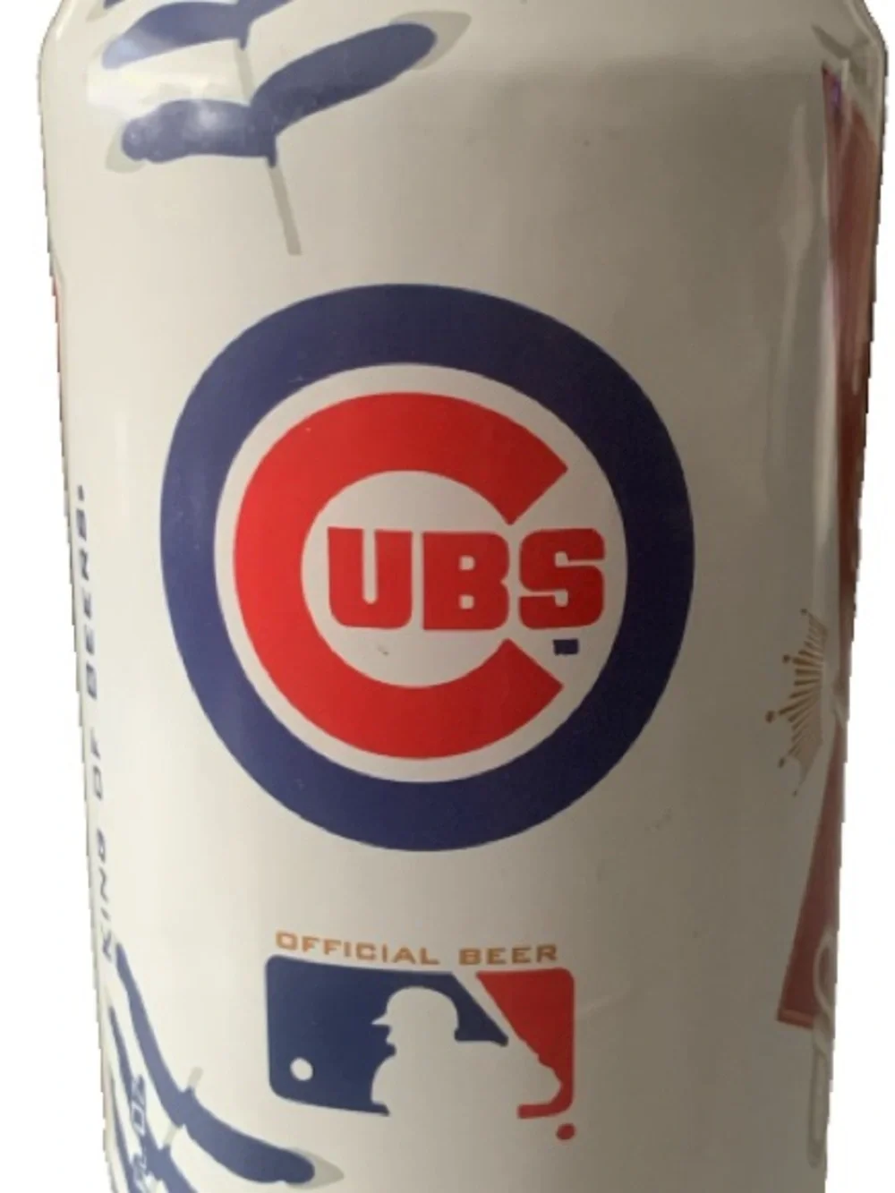 Vintage Beer Can Budweiser MLB Cubs Limited Edition Can Chicago Tab Empty